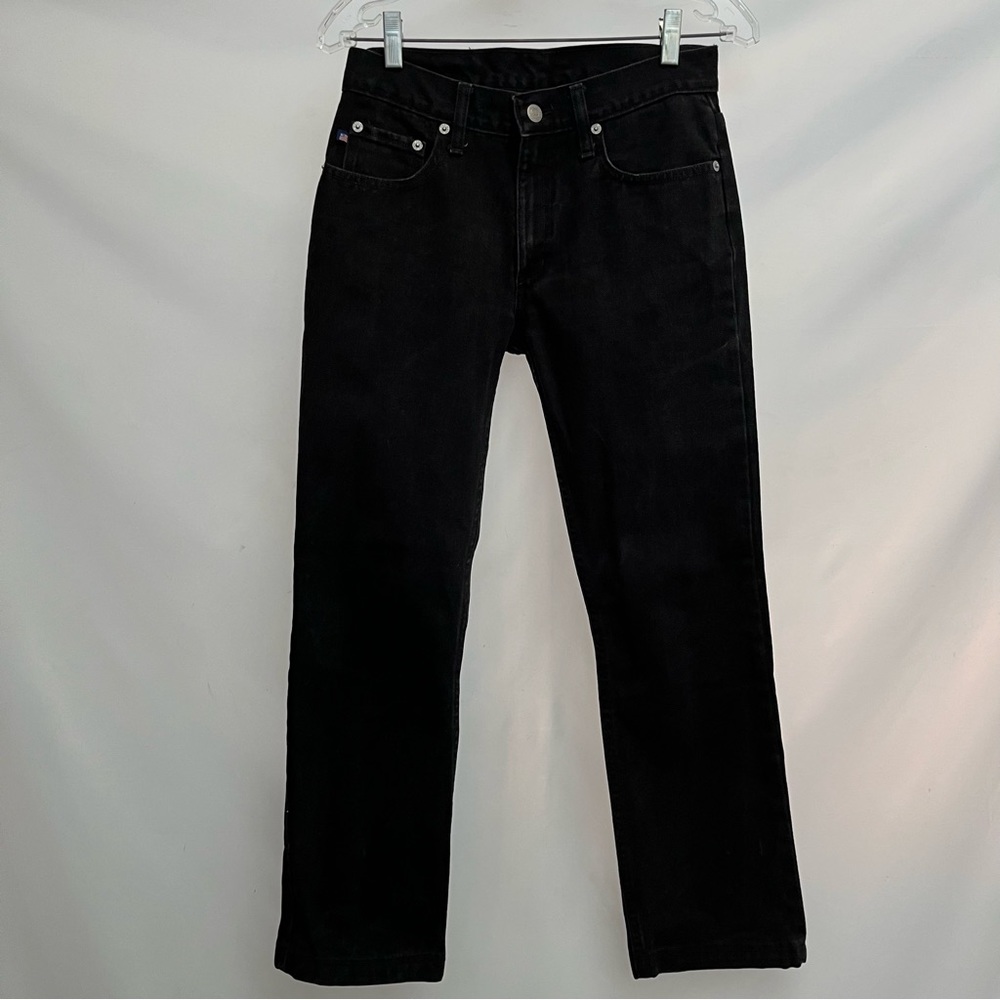 Vintage size 28 Ralph Lauren Polo Jeans Denim  - 90s made in Canada double black